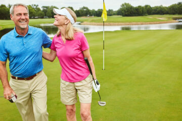 Golf wear for men and women.