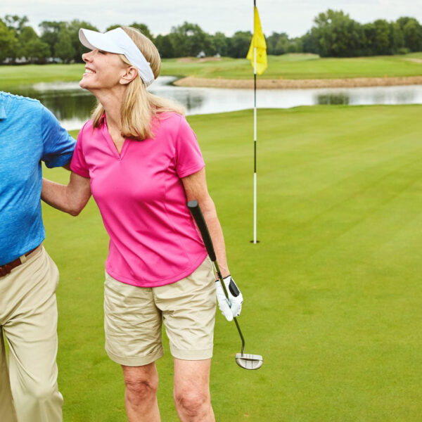 Golf wear for men and women.