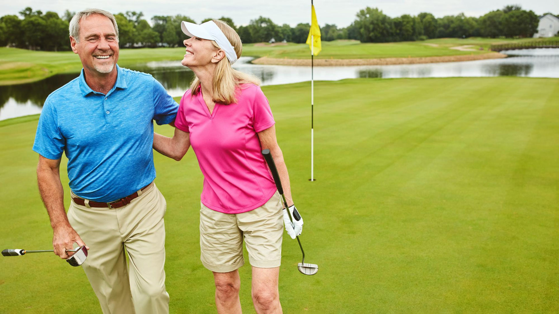 Golf wear for men and women.